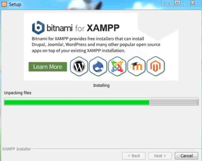 Bitnami xampp install